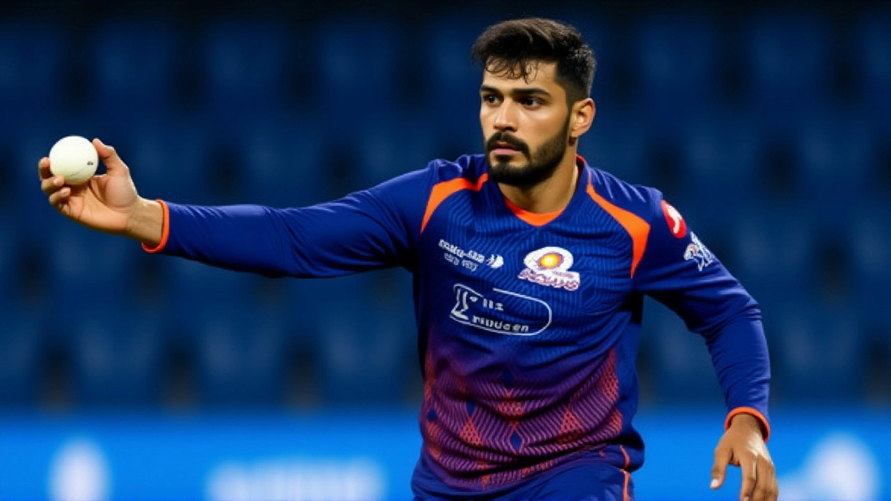 Allah Ghazanfar Makes IPL Debut for Mumbai Indians in Season Opener
