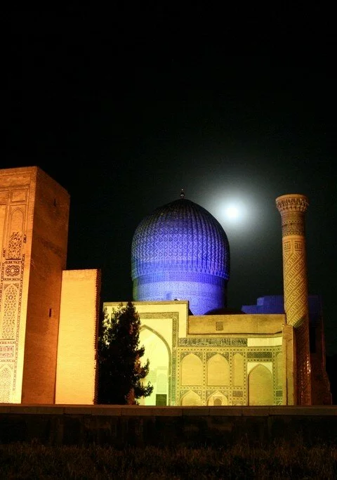 Amir Timur Mosque in Samarkand Uzbekistan 480x683 35 Famous Islamic Places Aroud the World