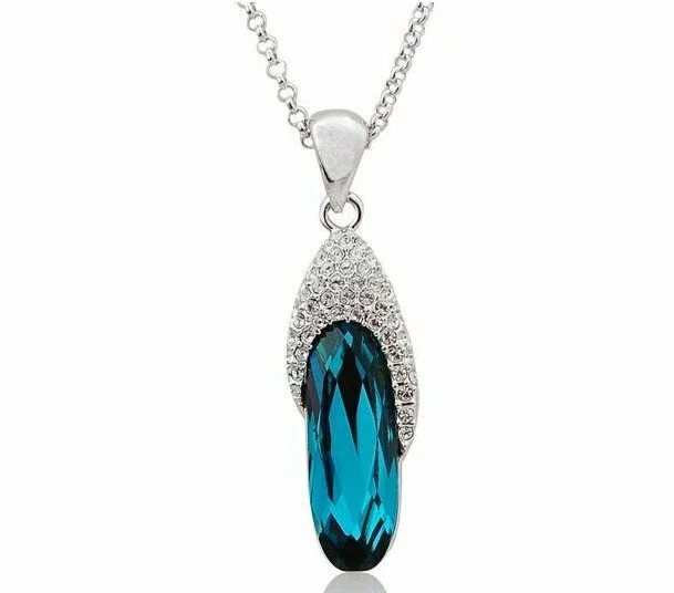 Austria crystal pendant necklace lady s fashion bridal jewelry evening dress accessories 2010 gift Jewelry and dresses collection for this marriage seasion 2011