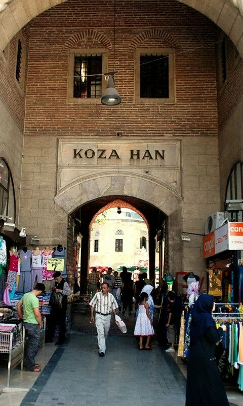 Bazar in Bursa Turkey 480x800 35 Famous Islamic Places Aroud the World