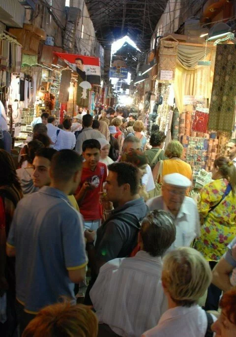 Bazar in Damascus Syria 480x685 35 Famous Islamic Places Aroud the World
