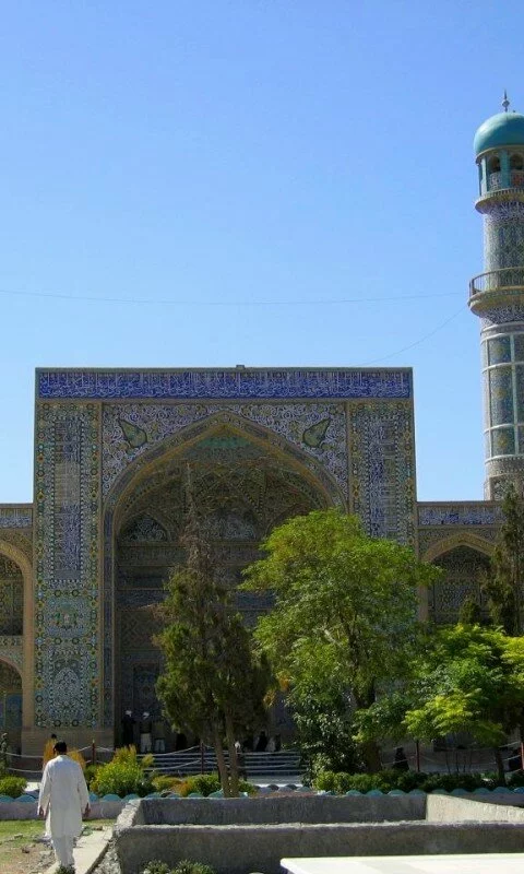 Blue Mosque in Herat Afghanistan 480x800 35 Famous Islamic Places Aroud the World