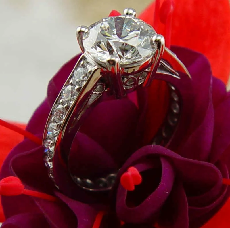 diamond engagement ring New design colorful diamond gold rings collection photo gallery 2011
