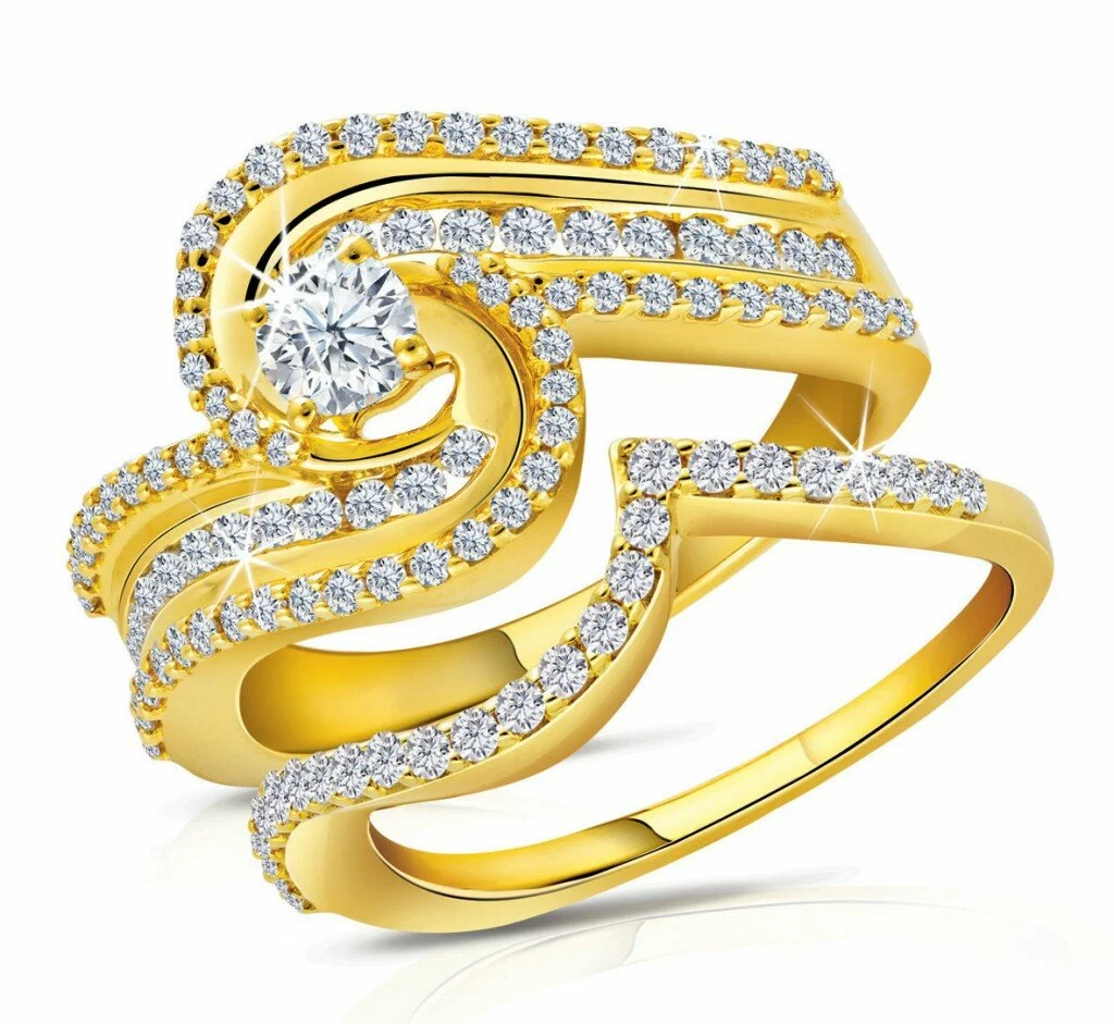 spiral bridal diamond ring from Pure Gold Jewellers 1024x941 Jewelry and dresses collection for this marriage seasion 2011