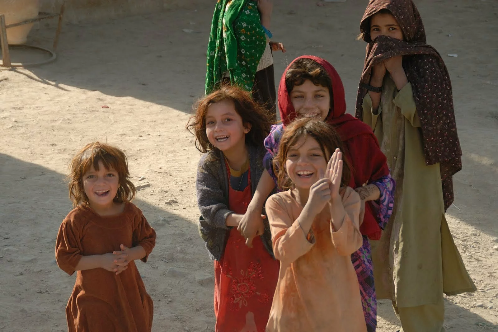 Afghan children are absolutely beautiful with smiles