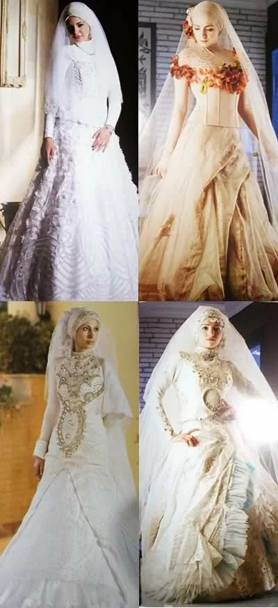 Egyptian muslim wedding wear Egyptian muslim bridal wear gallery 2011