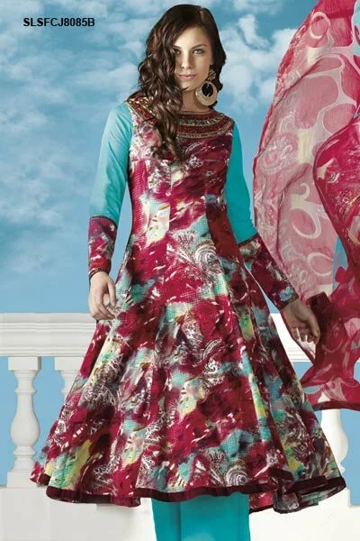 Fancy Anarkali Salwar kameez Beautiful summer party dresses collection 2011 pictures