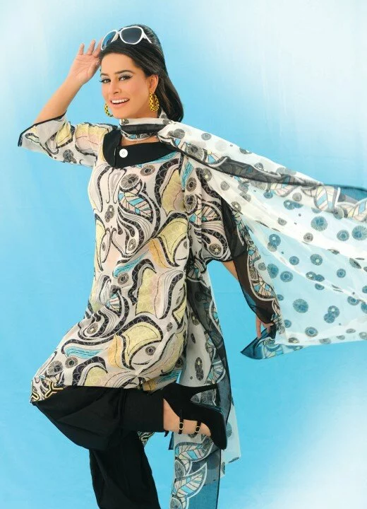 New Nishat Lawn Salwar Kameez Beautiful summer party dresses collection 2011 pictures