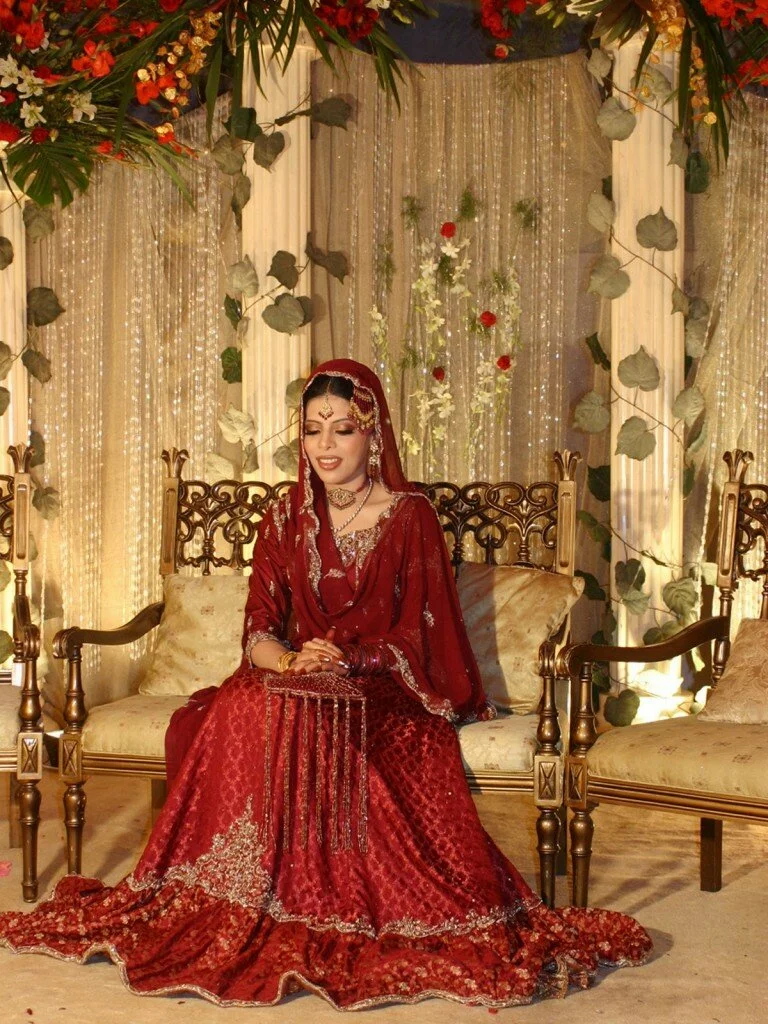 Pakistani bride the beauty of pakistan image 2 768x1024 Around The World Muslim Weddings, Dresses And Makeup