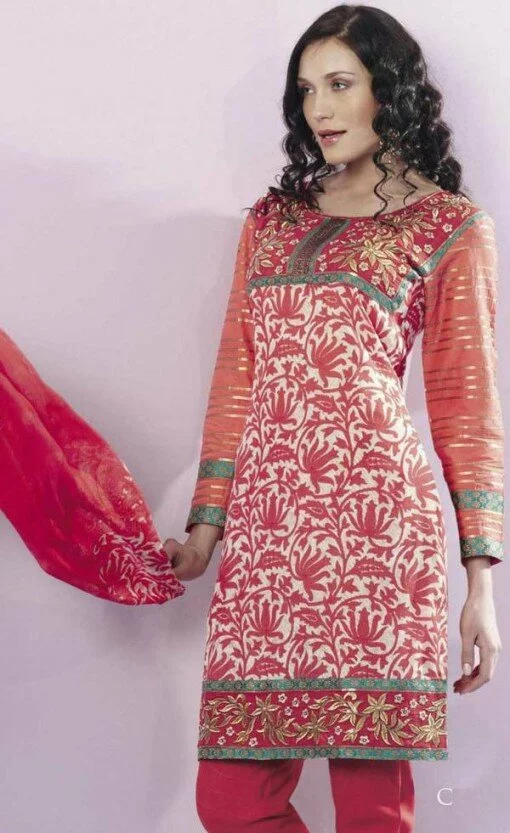Printed Salwar Kameez Collection 2011 1 e1298526079791 Casual wear salwar kameez 2011 for cool girls