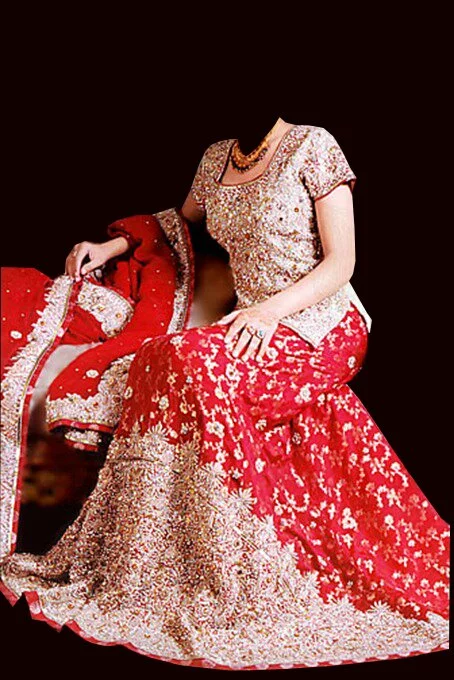 Beautiful Pakistani bridal gharara styel image 25 by muslimblog.co .in Beautiful Indian and Pakistani fashion bridal gharara images