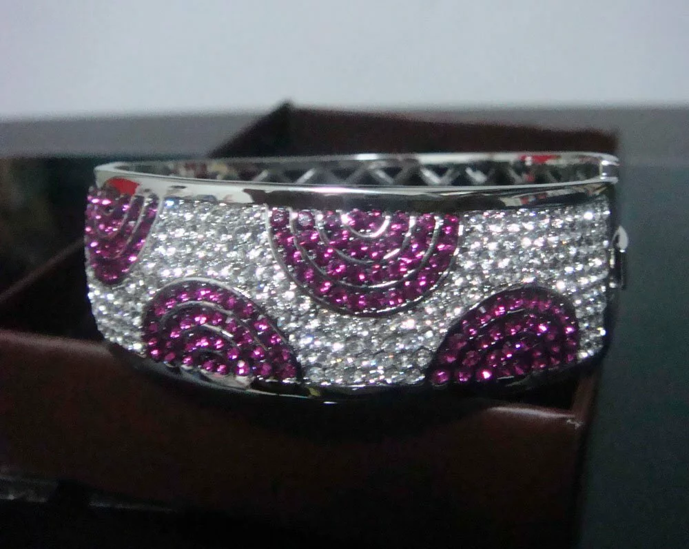 Diamond bangle bracelet for gift Beautiful wedding bangles, bridal wear photo gallery