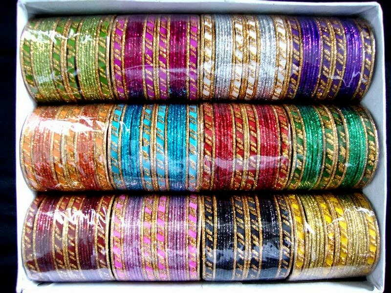 Indian metal Colorful Bangles Set Beautiful wedding bangles, bridal wear photo gallery