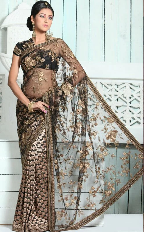 Latest beautiful Indian Bridal saree for womens image 18 by Muslimblog.co .in Latest beautiful Indian bridal and all type saree for womens 