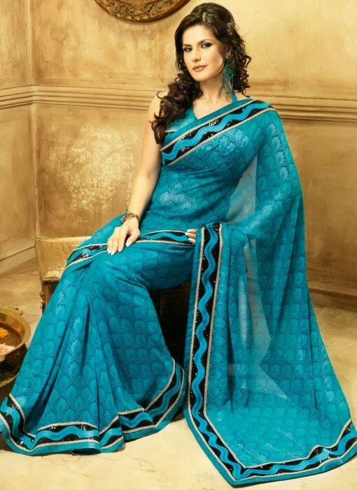 Latest beautiful Indian Bridal saree for womens image 19 by Muslimblog.co .in Latest beautiful Indian bridal and all type saree for womens 