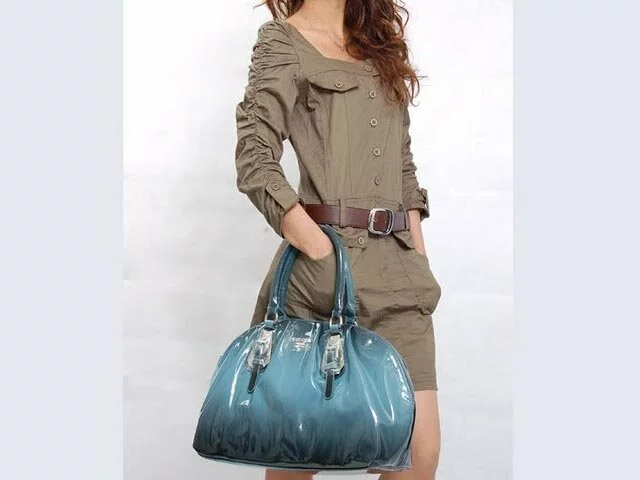 Prada Vernice Bowler bags blue Beautiful handbags foe girls 3 Beautiful handbags for girls 