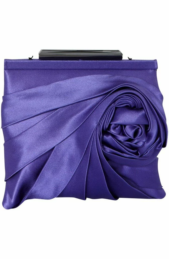 Purple Flower Handbag Beautiful and cute flowers girl new photo galley