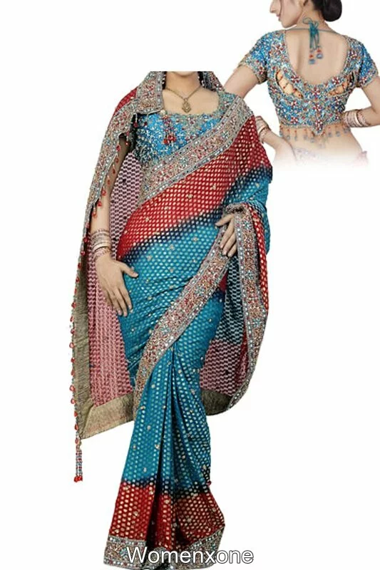 Wedding Silk Embroidery Sari 33 Beautiful Nadda’S Collection Hip Hop Outfits