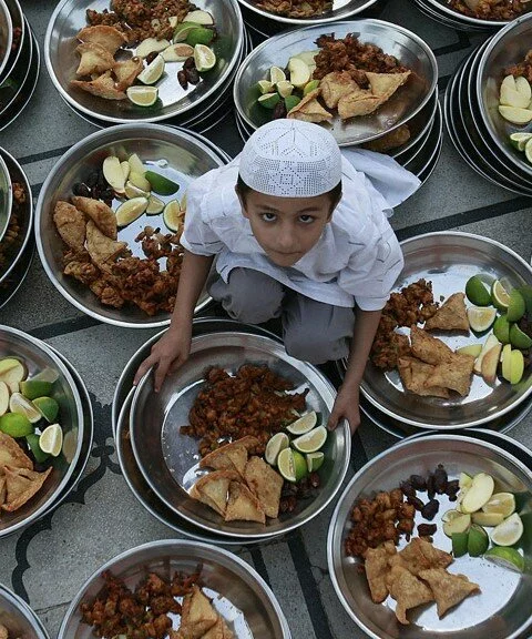 Muslim Boy Preparing Iftar 480x576 Muslim Boy Preparing Iftar For Breaking Fast