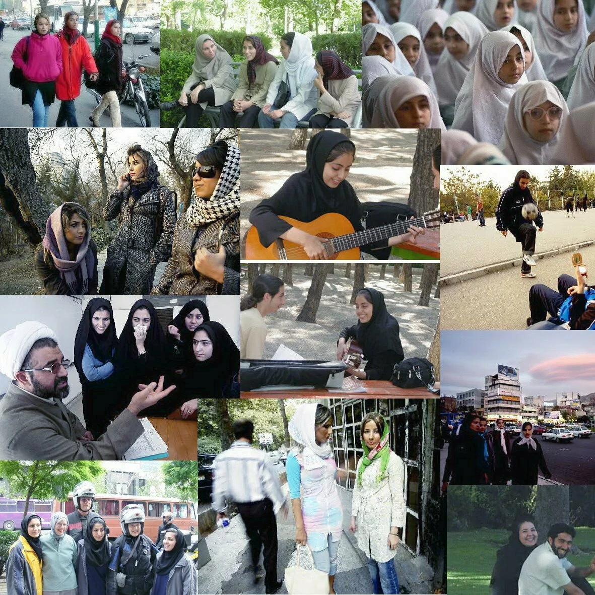 Iranian Women Different Types of Hijab