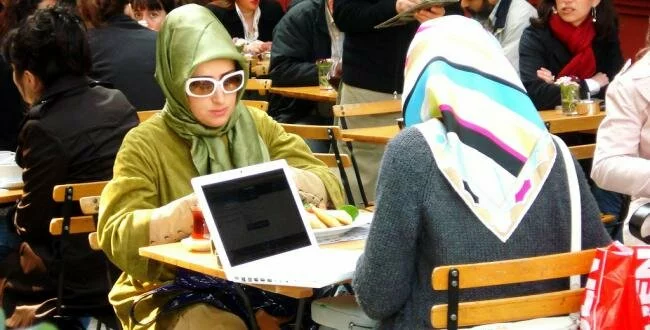 Modern young muslim girls
