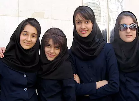 School Girls in Tehran Iran 480x348 School Girls in Tehran,Iran