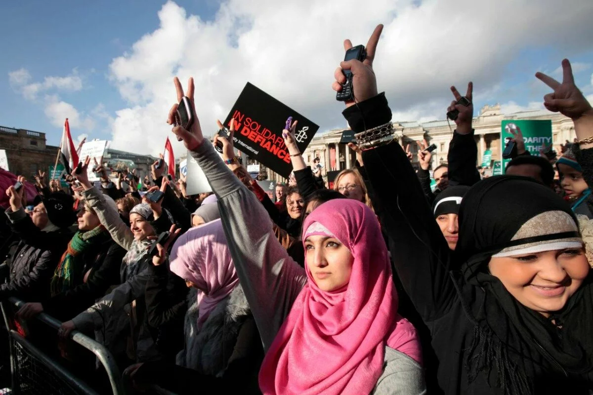 Women Protest The famous Muslim Women