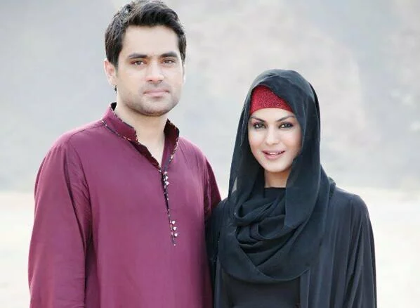 Veena-Malik-with-husband